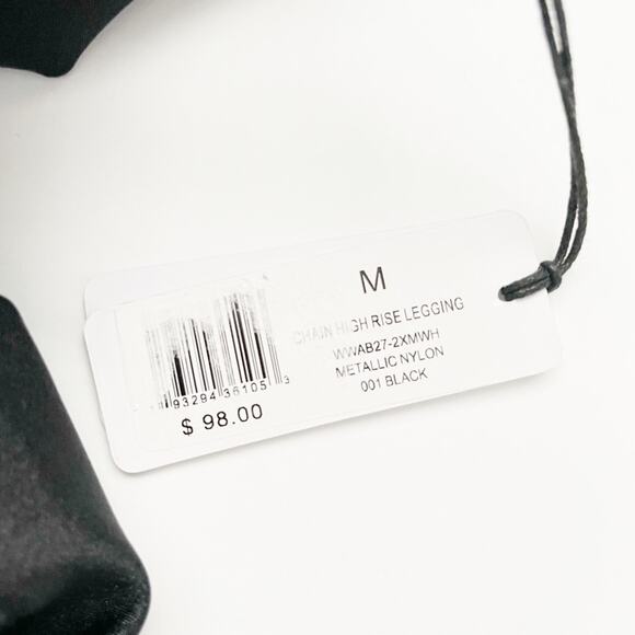 WeWoreWhat Chain High Rise Leggings Medium - Picture 8 of 8